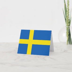 Sweden Flag Notecard