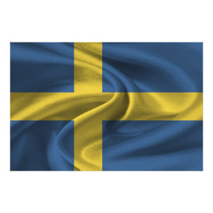 Sweden Flag Photo Print