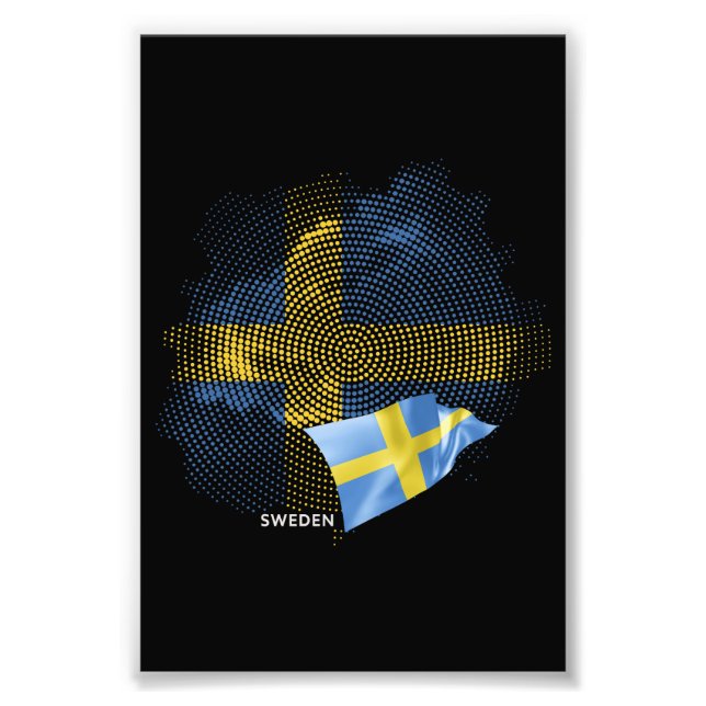 Sweden flag photo print (Front)