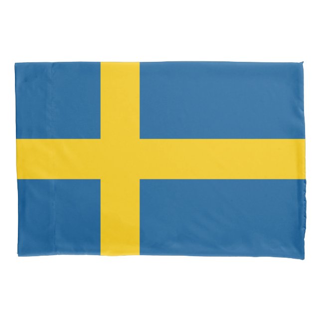 Sweden Flag Pillowcase (Front)