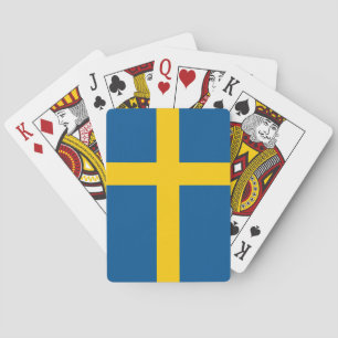 Sweden Flag Playing Cards