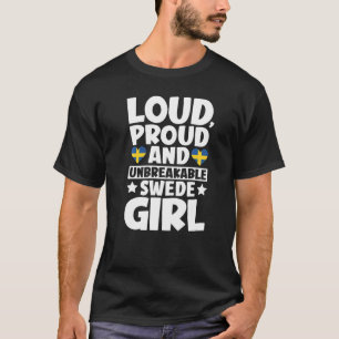 Sweden Flag Proud Swedes Men & Women T-Shirt