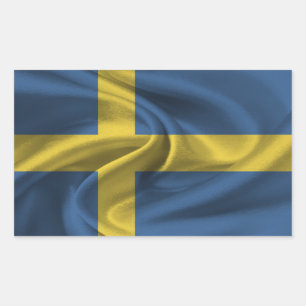 Sweden Flag Rectangular Sticker