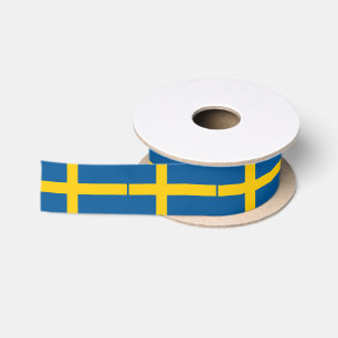 Sweden Flag Satin Ribbon