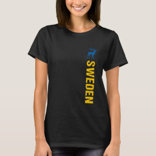 Sweden Flag Sverige Vintage Sweden Malmö Swedish T-Shirt