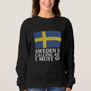 Sweden Flag Sweatshirt