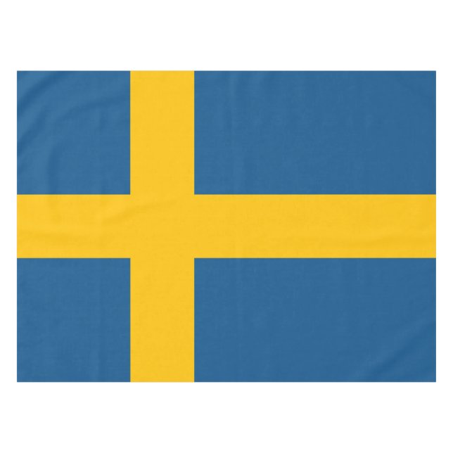 Sweden flag Swedish Tablecloth (Front (Horizontal))