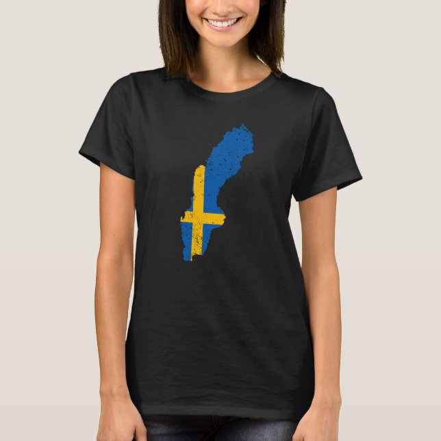 Sweden Flag T-Shirt (Front)