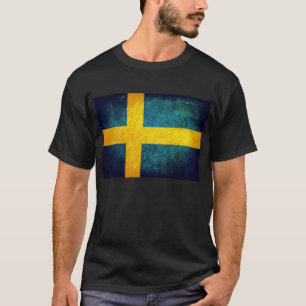Sweden Flag; T-Shirt