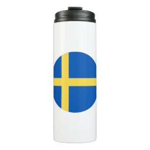 Sweden Flag Thermal Tumbler