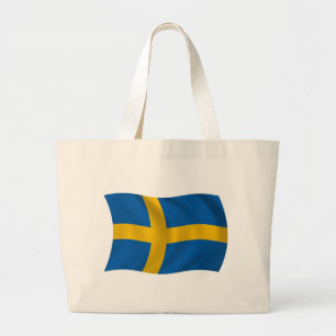 Sweden Flag Tote Bag