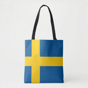 Sweden Flag Tote Bag
