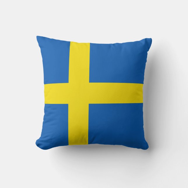 Sweden Flag x Flag Pillow (Front)
