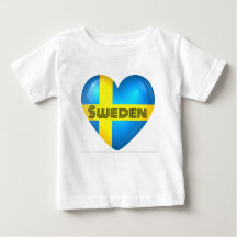 Sweden Heart Flag