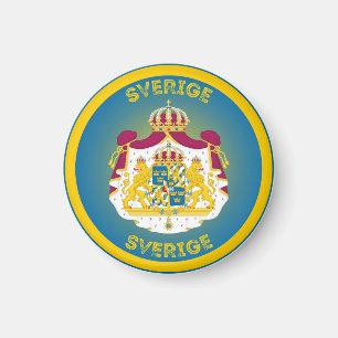 Sweden Heritage Emblem Magnet