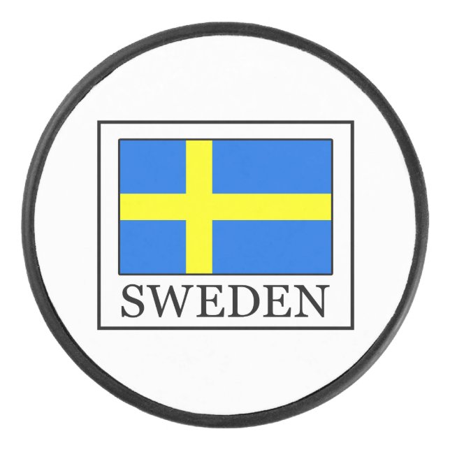 Sweden Hockey Puck (Front)