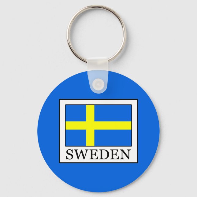 Sweden Key Ring (Front)