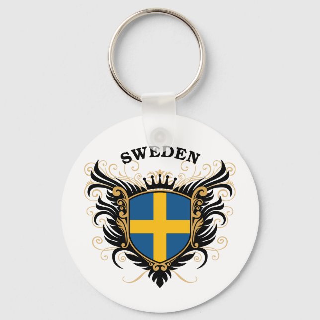 Sweden Key Ring (Front)