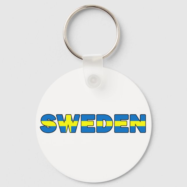 Sweden Key Ring (Front)