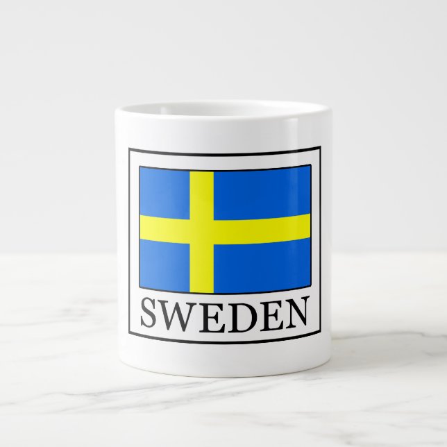 Sweden Large Coffee Mug (Front)