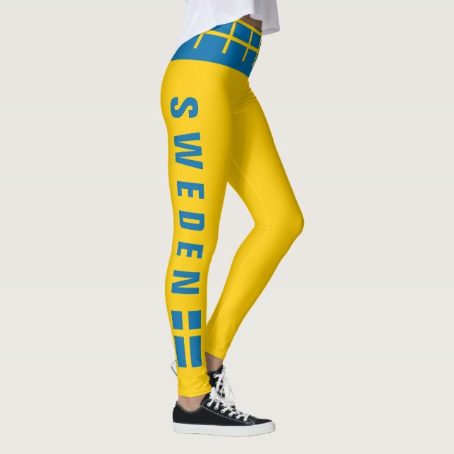 Sweden Leggings | Mini Flag Deluxe (Right)