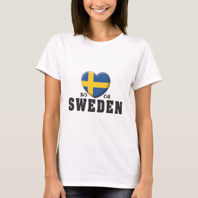 Sweden Love C T-Shirt (Front)
