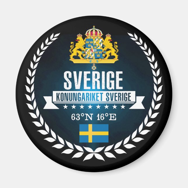 Sweden Magnet (Front)