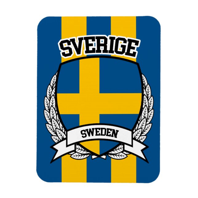 Sweden Magnet (Vertical)