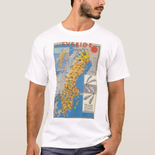 Sweden Map T-Shirt