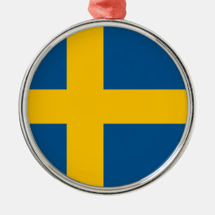 Sweden Metal Ornament