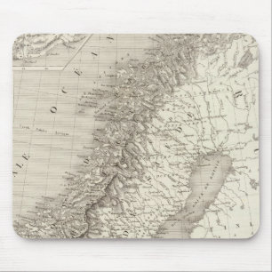 Sweden, Norway, and Denmark Mouse Pad
