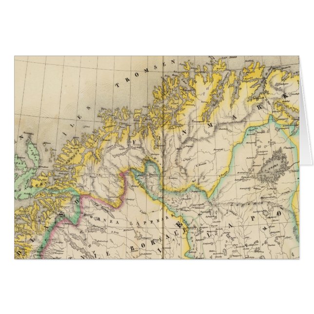 Sweden, Norway Atlas Map (Front Horizontal)