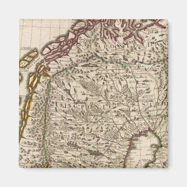 Sweden, Norway, Europe Magnet (Front)