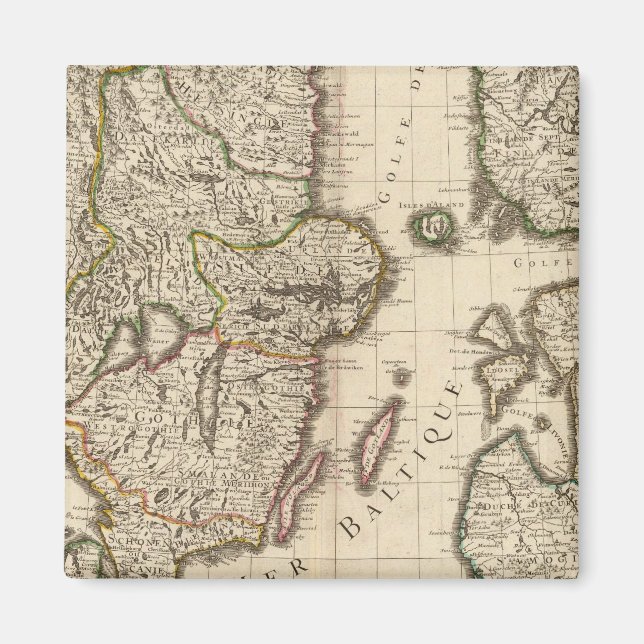 Sweden, Norway, Europe Magnet (Front)