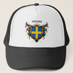 Sweden [personalise] trucker hat