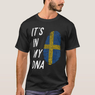 Sweden Proud Swede Flag State Flag DNA Flag Countr T-Shirt