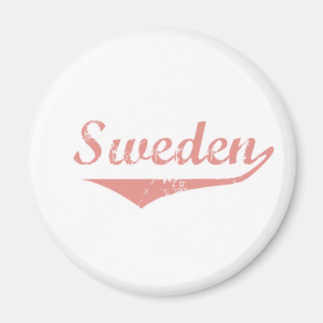 Sweden Revolution Style Magnet (Front)