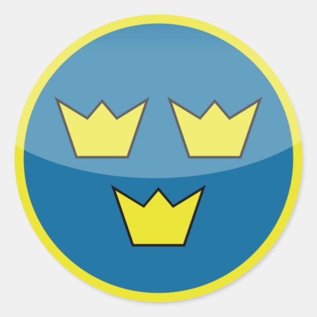 sweden roundel sticker (Front)