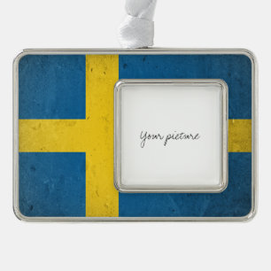 Sweden Silver Plated Framed Ornament