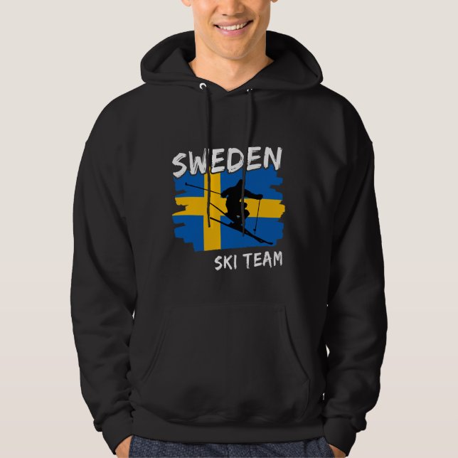 Sweden Ski   Hoodie (Front)