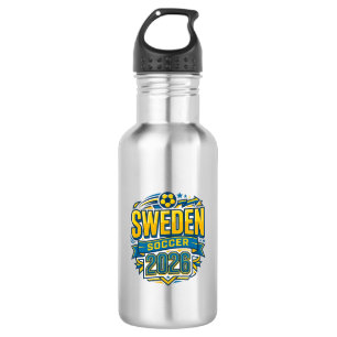 Sweden Soccer 2026 Soccer Bold Country Typography  532 Ml Water Bottle