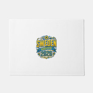 Sweden Soccer 2026 Soccer Bold Country Typography  Doormat