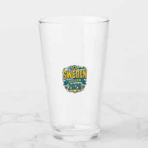 Sweden Soccer 2026 Soccer Bold Country Typography Glass