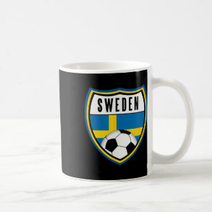Sweden Soccer Jersey Swedish Flag Coffee Mug