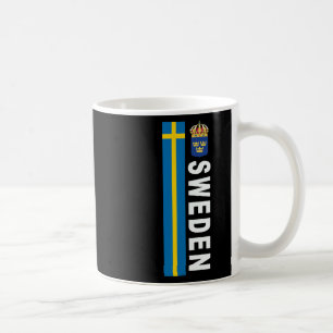 Sweden Soccer-style Swedish Flag Design Coffee Mug