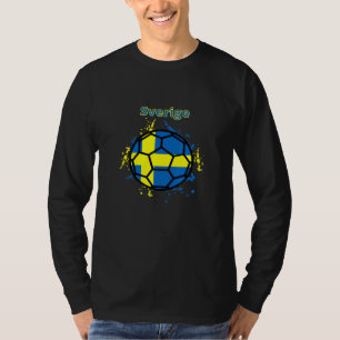 Sweden Soccer Swedish Flag Fan Jersey T-Shirt