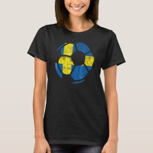 Sweden Soccer Swedish Football Flag Men Women Kids T-Shirt