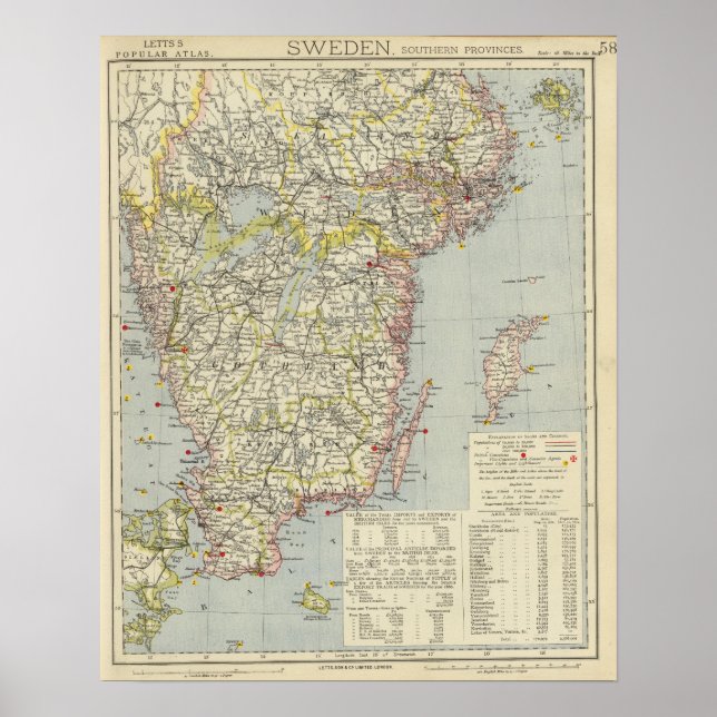 Sweden, southern poster (Front)