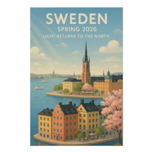 Sweden Spring 2026 – Light Returns to the North Poster