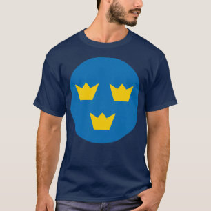 Sweden sticker with three crowns Sverige tre krono T-Shirt
